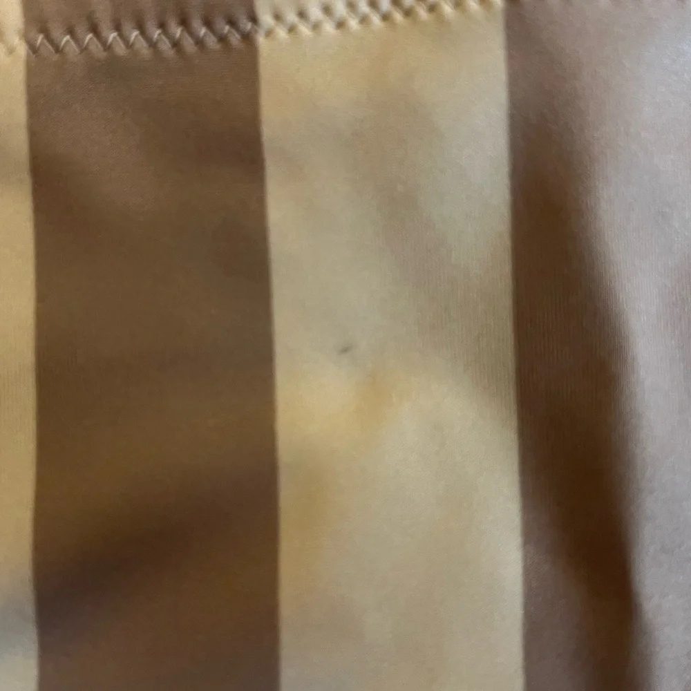 NWT Solid & Striped “The Morgan Bottom” in Tan and Cream Stripe | L